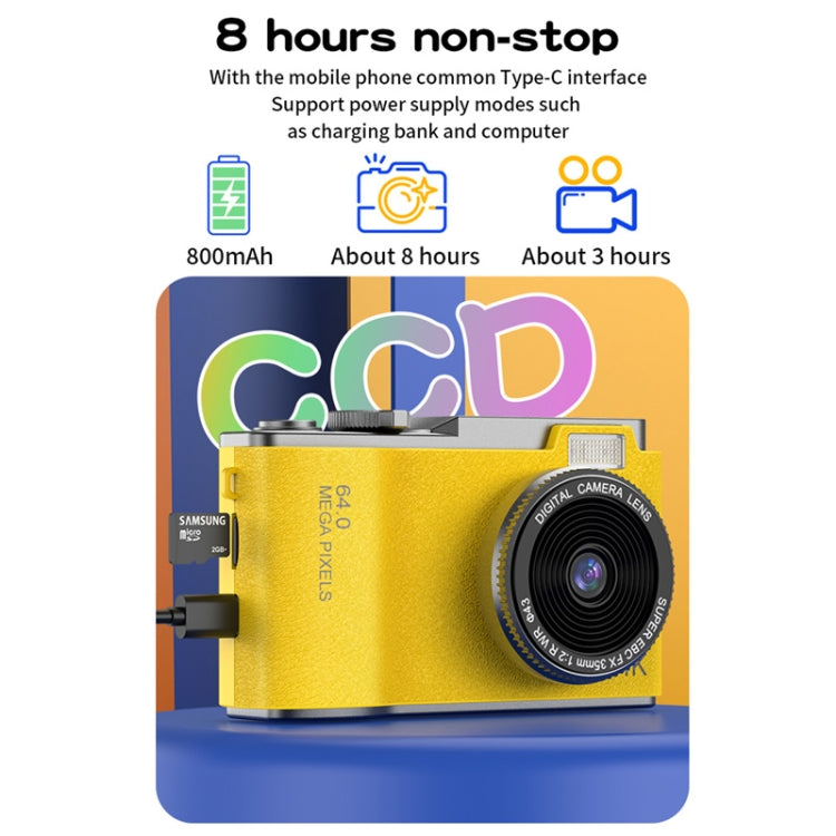 LK003 2.4 inch Dual-lens 4K HD CCD Camera Retro Kids Camera, LK003 LK003 2.4 inch Dual-lens 4K HD CCD Camera Retro Kids Camera, LK003